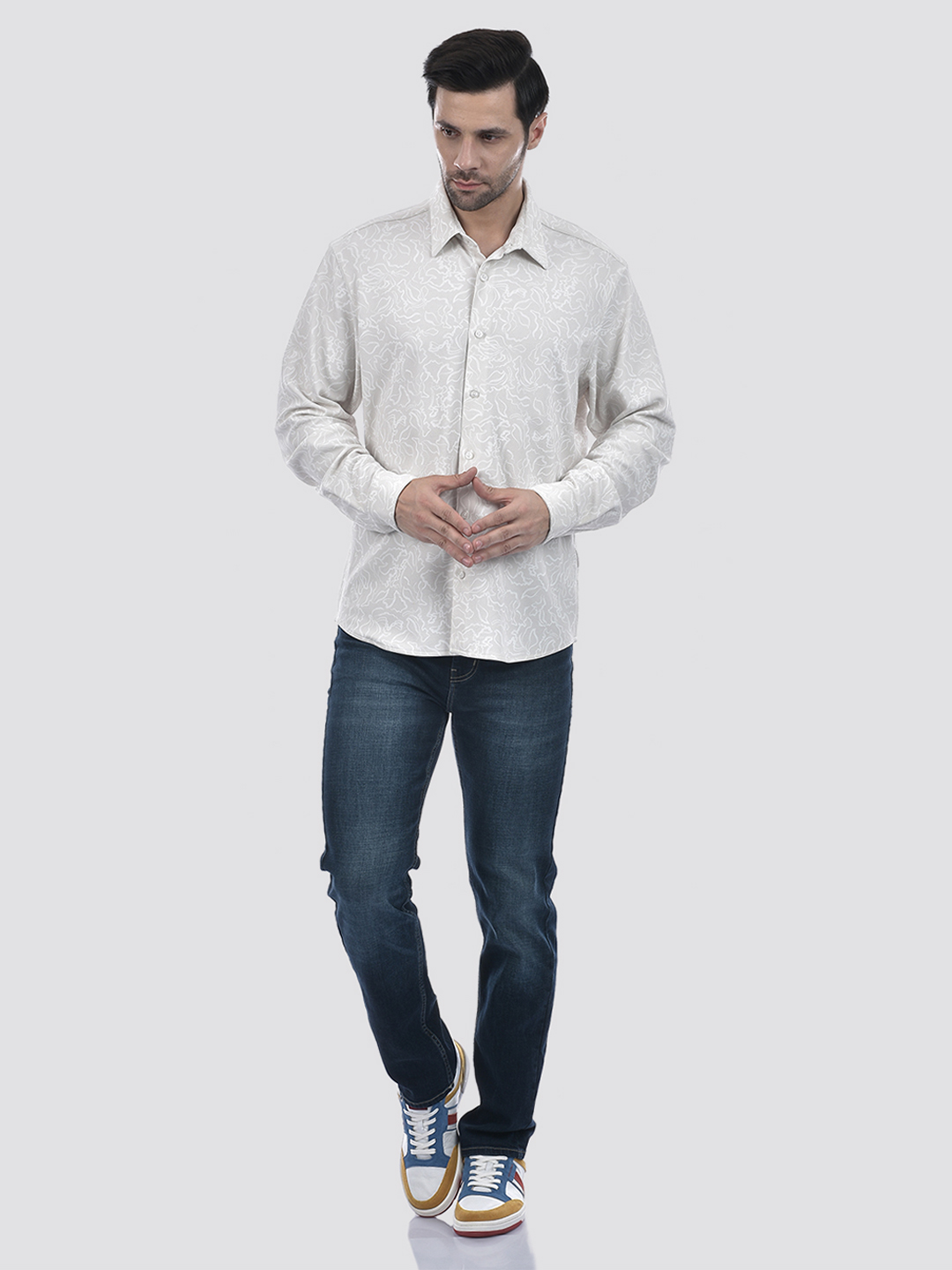 Numero Uno Men Dark Blue Slim Fit Mid Rise Sustainable Jeans